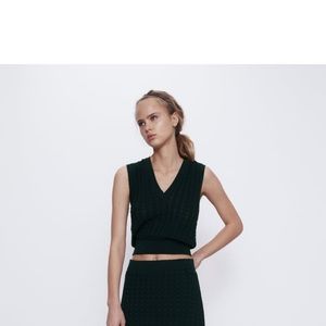 Zara knit vest
